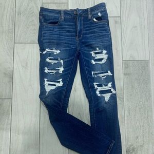 American eagle ripped jeans